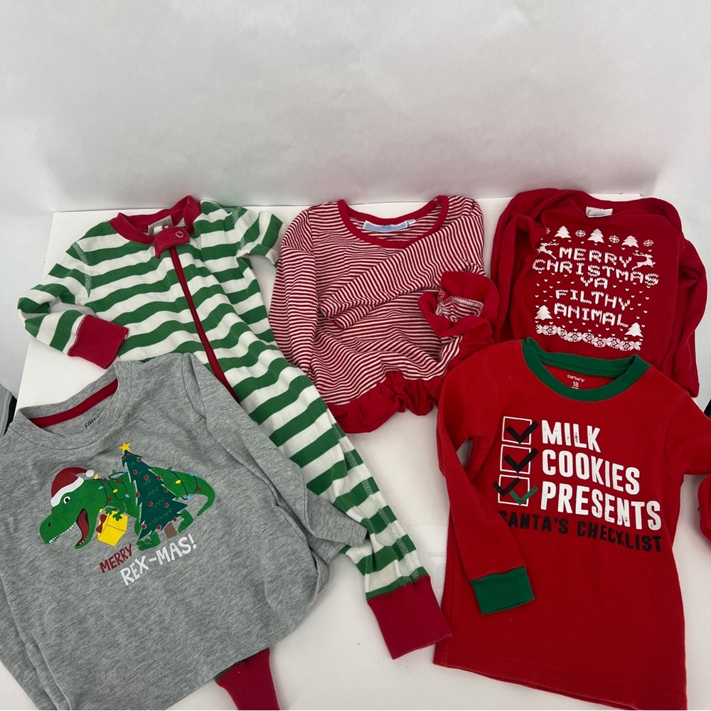 kids Christmas Lot - Hanna Andersson, Trotter St, Carters, Rabbit Skins…